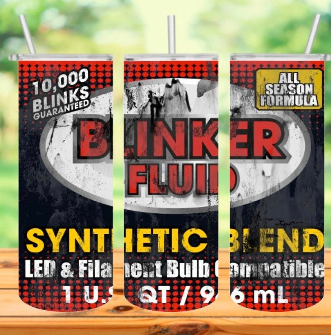 Blinker Fluid tumbler