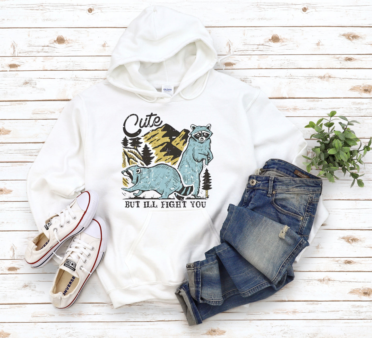 Cute But I Will Fight You hoodie