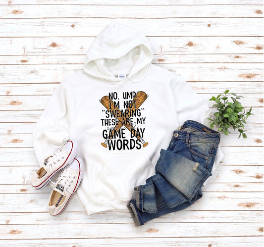 Game Day Words hoodie