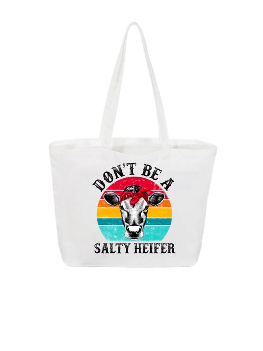 Salty Heifer tote bag