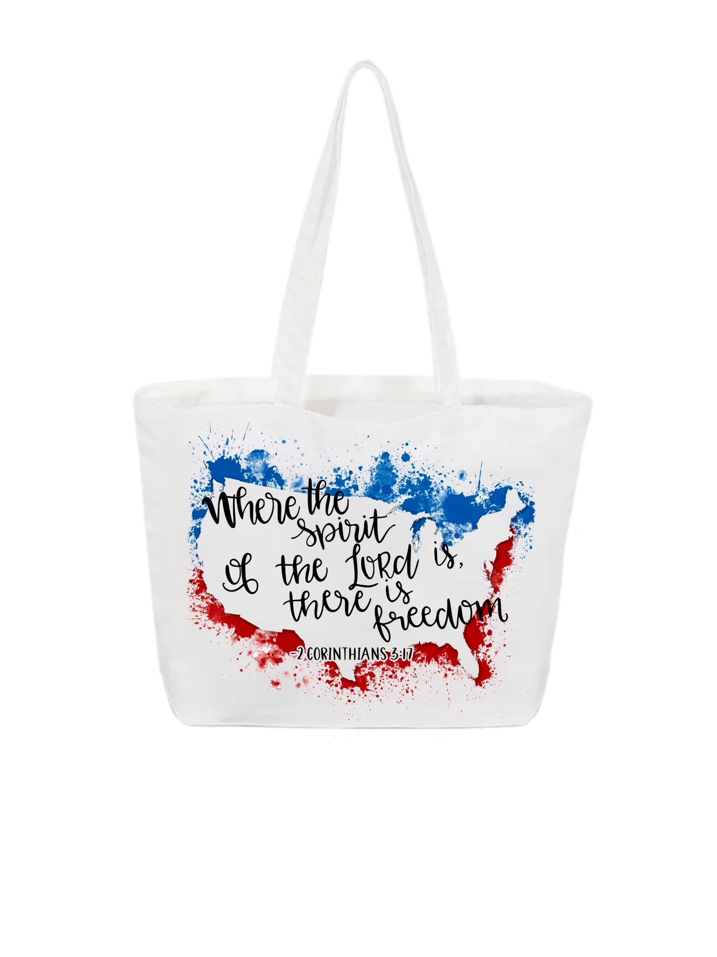Spirit of the Lord tote bag